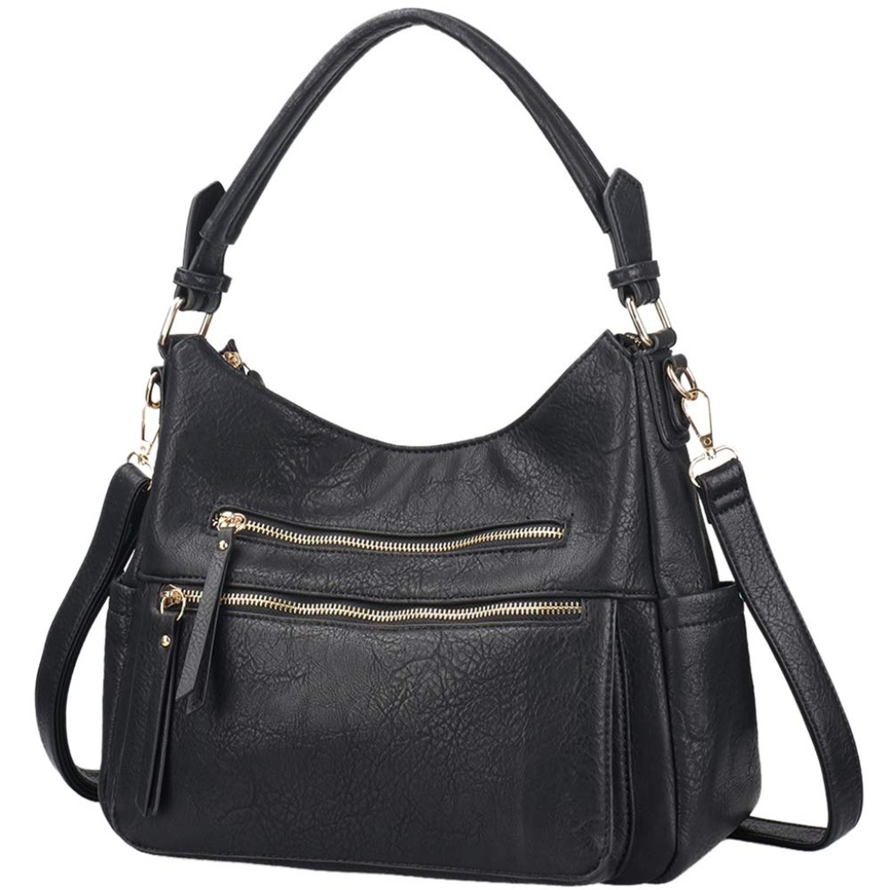 Joyson Crossbody Bags PU Leather Hobo Shoulder Bag